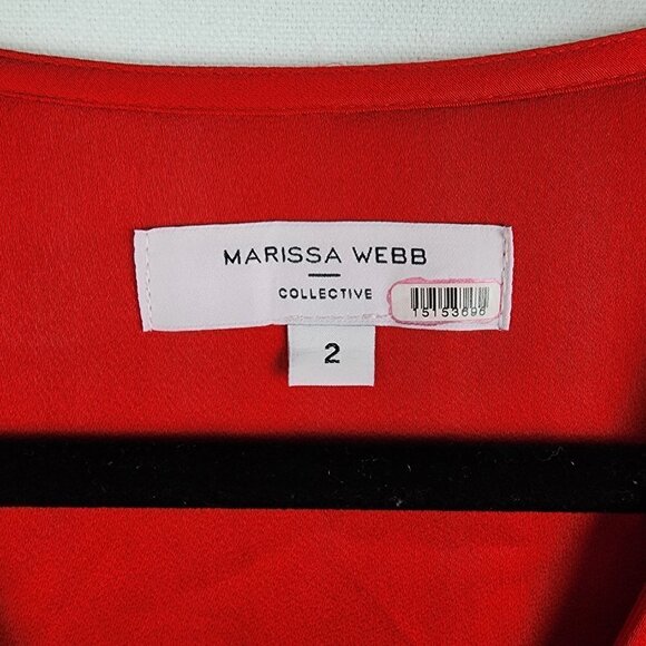 Flawed Marissa Webb Satin Mini Dress 2 - Picture 4 of 8